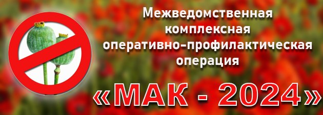 Оперативно-профилактическое мероприятие «МАК-2024». Оперативно-профилактическое мероприятие «МАК-2024».